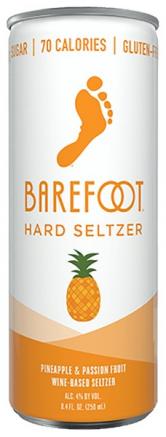 Barefoot Hard Seltzer - Pineapple NV (4 pack cans)