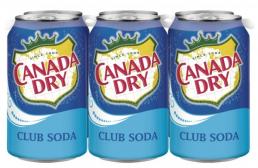 Canada Dry - Club Soda 6pk cans (7.2oz)